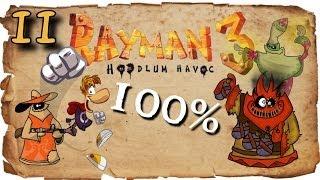 Rayman 3: Hoodlum Havoc - FULL Walkthrough II - ALL Cages [1080p]