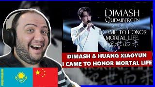 Dimash & Huang Xiaoyun - «I Came To Honor Mortal Life» - TEACHER PAUL REACTS