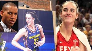 Caitlin Clark NEW BANNER in Indy. Reggie Miller RESPONDS! to CC wnba rookie season