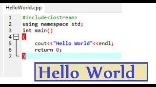 how to write Hello world in Dev C++