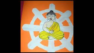 How to make a beautiful vesak card at home #shorts