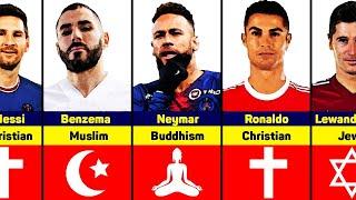 Best Players Christians, Muslims, Judaism. Religion of football players