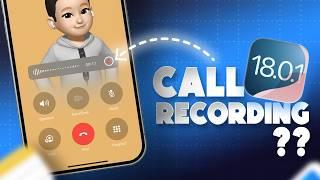 How to Enable Call Recording on iPhone iOS 18 [HINDI]