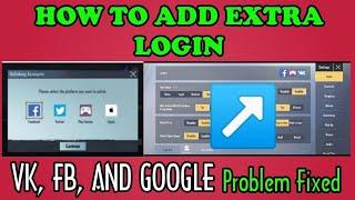 How to pubg lite 3 Apps add in account and VK add