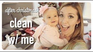 CLEANING MOTIVATION | huge mess after christmas |  brianna k