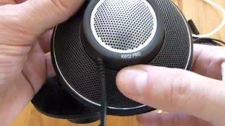 AKG K612 PRO Detachable Cable Mod with DIY OCC Headphone Cable.