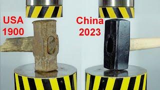 HYDRAULIC PRESS AND SLEDGEHAMMERS, MODERN AND ANTIQUE