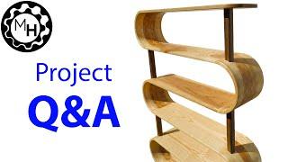 Answering your Questions to the Curved Shelf Project