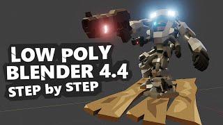 Step by Step Low Poly Modeling in Blender 4 4