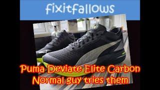 Puma Deviate Nitro Elite Carbon - A normal guys tries them