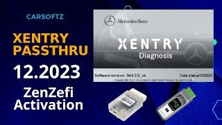 Xentry Passthru 2023.12 Mercedes-Benz Work J2534 Tatrix Openport2.0 VXDiag