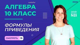 Формулы приведения. Видеоурок 26. Алгебра 10 класс