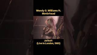 Wendy O. Williams ft. Motörhead - Jailbait (Live In London, 1985) #wendyo #motorhead #rock #roll