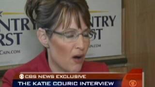 Couric Wraps Palin Interview