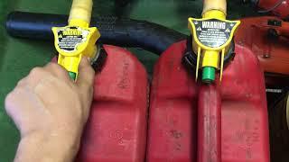 No spill gas can review, going through my arsenal of gas cans