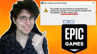 How To Fix Epic Games Error Code 2503/2502