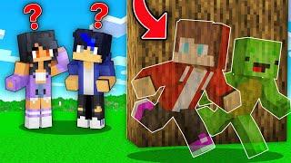 INVISIBLE Speedrunners vs YOUTUBERS Hunters : JJ and Mikey vs Aphmau and Ein in Minecraft Maizen!