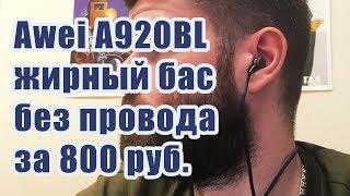 Awei A920BL жирный бас без провода за 800 руб.