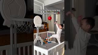 Bro is 2 years old hitting Luka stepbacks  (via wangefei890226/IG)