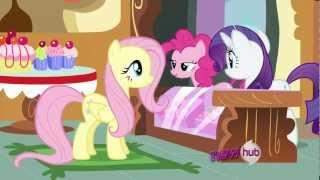 Pinkie Pie - Well, old Pinkie Pie feels really proud of new Fluttershy, proud as pink punch