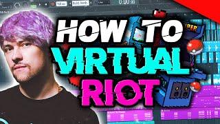 HOW TO MAKE VIRTUAL RIOT STYLE - FL STUDIO TUTORIAL (+FLP/ALS)