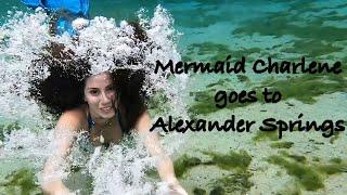 Mermaid Charlene goes to Alexander Springs