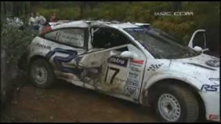 2001 Rally Australia-Francois Delecour Huge Accident