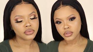 EXTRA AF Gold/Bronze Glam NYE Makeup Tutorial + Hooded Eye Friendly  | Naturally Sunny