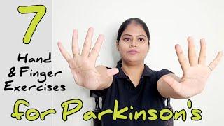 7 Hand & Fingers exercises for Parkinson's | Improve dexterity | Treat hand tremors #parkinson