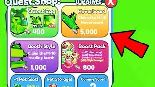 THE BIGGEST F2P UPDATE! QUEST SHOP in Pet Simulator X