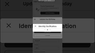 How to verify your age on roblox if your account is under 13