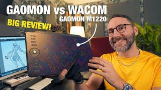 Best Drawing Tablet Under $90 | GAOMON M1220 Graphic Tablet Review