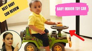 Baby Baby Car | Best baby toy | 1 year baby car | Babyhug ride on car toy Review| By Mommy Talkies