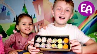Делаем конфетки вкусняшки из зефирушек Making candy sweets from marshmallow