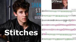 Stitches. Shawn Mendes. Partitura. Sheet music.