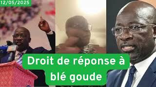 REPONSE FORT DE LADJI CHERIF A CHARLES BLÉ GOUDE