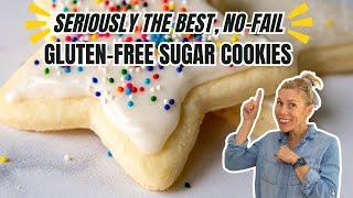 GLUTEN-FREE SUGAR COOKIES are this easy? Yep! 𑗅 No-Fail, Cut-Out Holiday Recipe