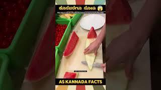 Watermelon Cutting Skills Fact | #kannada #facts #karnataka #amazing #youtubeshorts #trendingshorts