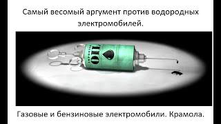 Самый весомый аргумент против водородных электромобилей. Газовые и бензиновые электромобили. Крамола