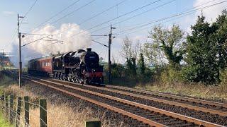 LMS 44871 Defies the Chaos on the West Coast Mainline with The Cumbrian Coast Express 5/10/24.