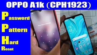 Oppo A1k (CPH1923) Pattern Password Unlock Hard Reset UFI EMMC Tool