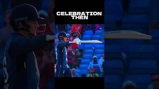 Celebration Now  vs Celebration Then ️ | #shorts #cricket #edit #phonk #viralvideo #trending