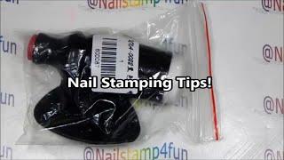 Nail Stamping Tips:  How to Prime your Nail Stamper,  How to use your Stamper