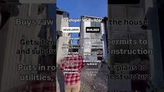 The difference between a builder and developer #explore #build #realestate #development.