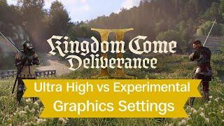 Ultra High vs Experimental Graphics Comparison - Kingdom Come: Deliverance II