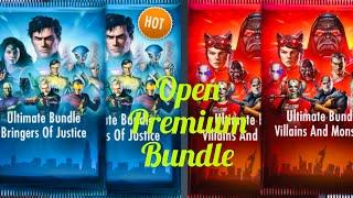 Ultimate bundles Bringers of justice & Villains and Monster Injustice Gods Among us Account