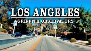 Griffith Observatory in Los Angeles | 4K Relaxing Driving Footage | Drive to Western Canyon Road