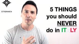Tips for travel in Italy - The 5 cultural differences every tourist should know!