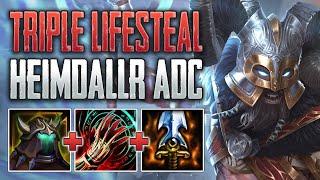 TRIPLE LIFESTEAL HEIM IS A UNIT! | Heimdallr ADC Gameplay | SMITE 1