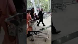 Thala Ajith AK61 Mass Entry Airport #thalafansclub  #shortvideo #ak61firstlook #ak61update